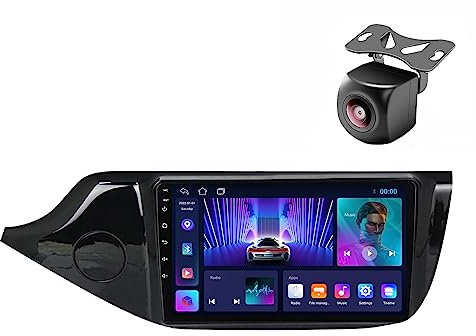 Android 14 Car Radio para KIA Cee'd CEED JD 2012 2013 2014-2018 2 DIN de Coche NAVEGACIÓN con Pantalla Táctil 9 Pulgadas Reproductor Multimedia Autoradio SWC FM QLED Carplay (M100CP 4core 1+32G)