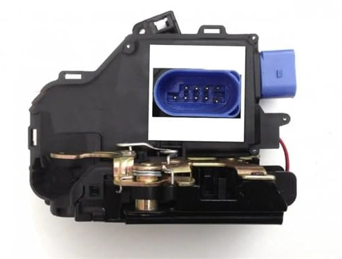 Porte Serrure Actionneur pour Golf 5 V MK5 pour Sièges pour Leon pour Toledo pour Skoda pour Octavia Avant Gauche 3D1837015 Actionneur Serrure Porte Mécanisme Central(Avant Droit)