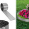 UISEBRT Cortenstahl Rasenkante, Verzinktes Beetbegrenzung aus Metall Einfach zu Montieren, 15cm Hoch Flexibel Rasenkanten, Wurzelsperre Blumenbeet oder als Mähkante Länge Anpassbar(10M, Silber)