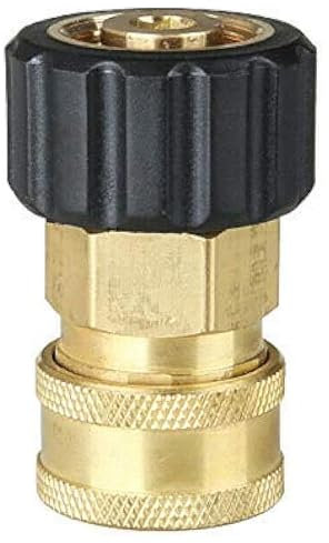 Wjelet 14mm Inner Dia Pressure Washer Adapter M22 Male to 1/4 Pressure Quick Plug Brass Internal Thread Quick Release Hose Pipe Connecting Parts