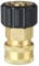 Wjelet 14mm Inner Dia Pressure Washer Adapter M22 Male to 1/4 Pressure Quick Plug Brass Internal Thread Quick Release Hose Pipe Connecting Parts