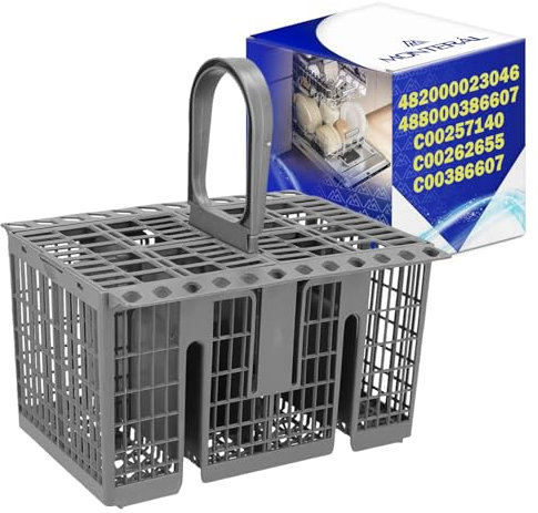 Cestello Posate Lavastoviglie Ha il Codice Originale C00257140 C00262655 C00386607 482000023046 488000386607 per Indesit per Whirlpool - Garanzia di 10 Anni - MONTERAL