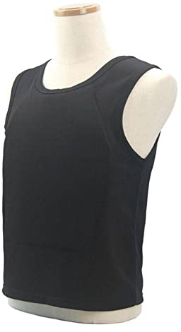 UGCER Kugelsichere Weste Stufe IIIA, Verdeckte Schusssichere Sicherheits Weste für Herren Damen, Bequem Atmungsaktive