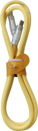 Câble renforcé Yello koko Biggy USB C vers USB C 15 cm Jaune