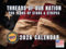 USA 250th Anniversary 1776 Thread of Nation Kalender 2026 Monatswand