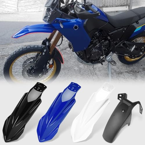 WOOGA Motorrad Kotflügel Vorne High Low Kotflügel klappe Splash Abdeckung Schutz Für ENERE 700/World Raid/Extreme Edition/ XTZ690 Zubehör 2019-2025 (Schwarz-Unter)