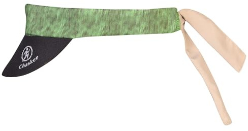 Chaskee Visor Snap Cap Expression mit Neoprenschild (als Stirnband oder Mütze nutzbar, mit Nackenschutz, UV Schutz 60), Farbe:Green