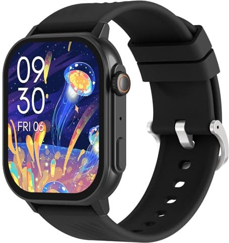 Smart Watch für Männer Frauen Ladies Smart Watch mit 2.04 HD -Bildschirm Blut Sauerstoff Blutdruck Herzfrequenz -Überwachung HR Machen/Antwort Aufrufe Schlafmonitor Fitness Aktivitäts -Tracker