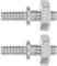 Milisten 2pcs Chainsaw Replacement Studs and Nuts Hardware Kit Durable Guide Bar Tensioner Parts Compatible with Stihl for Optimal Performance and Secure Attachment