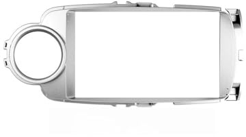 Panel Estéreo Coche para Toyota para Yaris 2012-2017 Marco Panel Radio EstéreoCompatible con Pantalla Unidad Principal 2 DIN Y 9 Pulgadas Marco Radio(Only Frame)