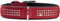 HUNTER SOFTIE TRILUXE Hundehalsband, Kunstleder, glitzernde Strasssteine, 60 (M-L), rot