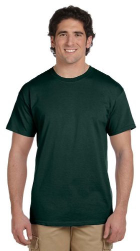 Gildan Mens Ultra Cotton 6 oz. T-Shirt(G200)-Forest Green-M