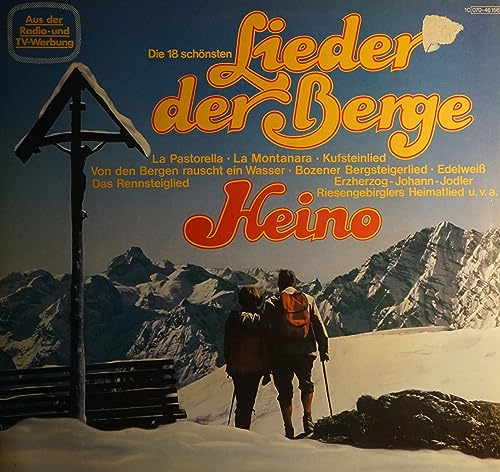 Heino: Die 18 schönsten Lieder der Berge. LANGSPIELPLATTE/ ALBUM
