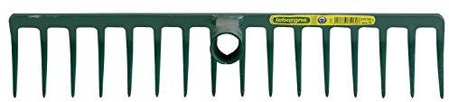 Leborgne 375160 Râteau forgé 16 dents courbes sans manche
