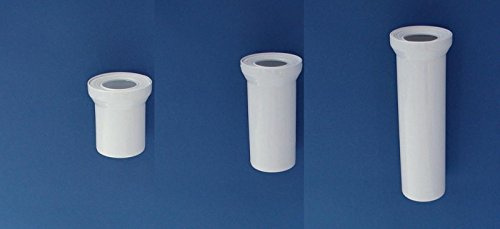 Sanit WC-Anschlussstutzen DN100 weiß (Länge: 150mm)