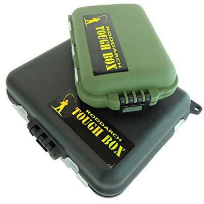 2 x Roddarch Small Clamshell Fishing Tackle Boxes for Lures Spinners Hooks Flies