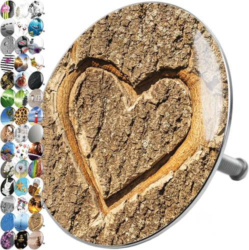 Sanilo Badewannenstöpsel, viele schöne Stöpsel für die Badewanne zur Auswahl, hochwertige Qualität, True Love