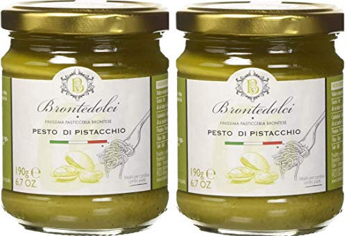 2 Vasetti - Pesto di Pistacchio - squisita preparazione al 55% di Pistacchi - 2x190g