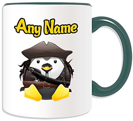 UNIGIFT Tasse mit Aufschrift Captain Jack Sparrow, personalisierbar