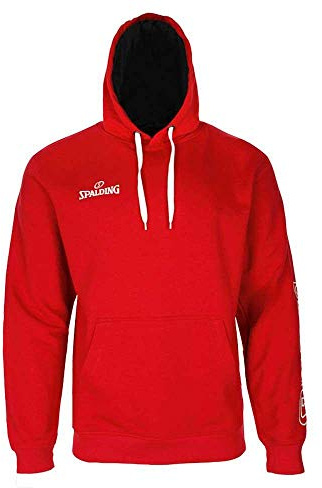 Spalding Herren Herren Hoodie Team II Hoodie, rot, L, 300208505