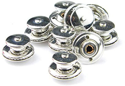 10 x Tenax Oberteil für Metall und Stoff, Edelstahl Schnellverschluss