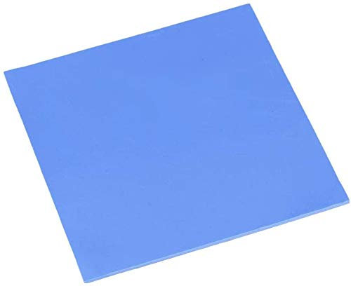 Mavis Laven 100mmx100mmx2mm Weiches Wärmeleitsilikon Leitfähige Unterlage CPU Wärmeleitpad Hohe Temperaturbeständigkeit Kühlkörper Kühlblech Isolationspaste für Computer/Laptop(Schwarz)