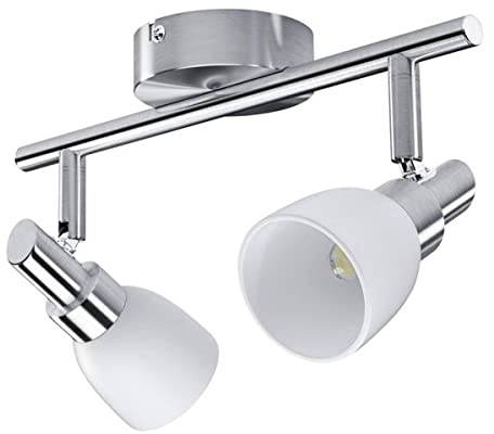 LEDVANCE LED Spotlight, 2-flammiger hochwertiger Spotstrahler aus Aluminium, geeignet für Wand und Decke Innen, austauschbare 2W G9-Leuchtmittel enthalten, Warmweiß (2700K), LED SPOT G9 2x2W