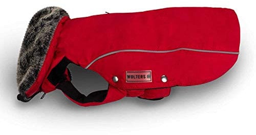 WOLTERS Winterjacke Amundsen für Dackel versch. Größen und Farben, Größe:48 cm, Farbe:rot