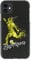 Personalised Phone Case For Apple iPhone 16, 15, 14,13, 12, 11, Pro Max, Mini, XR, XS, SE Yellow Marble Football Phone Case with Name on Soft Black Gel TPU Phone Cover