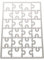 SHUIXIN Cutting Dies Stanzschablone, Puzzle Metall Cutting Dies Schablone DIY Scrapbooking Album Papier Card Template Mold Embossing Dekoration