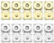 Unvtap Magnetknöpfe 20Pcs Druckknöpfe zum Annähen 14mm Magnetknopf Magnet Druckknopf Magnetverschluss Nähen Magnet Knopf für DIY Nähen Handwerk, Handtaschen, 2 Farben