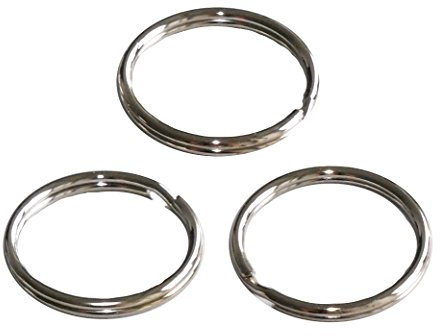 WEDO 2623120 Schlüsselringe aus gehärtetem Stahl | 100 Stück | 20 mm | silber