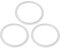 Freebily 3pcs Silicone O-Ring Bottle Lid Gaskets Replacement Leak-Proof Seal Rings for Vacuum Cups Water Bottles Type B One Size