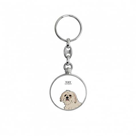 Toff London Lhasa Apso Head Hundeschlüsselanhänger
