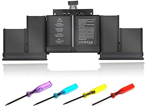 BIUBOTY A1398 A1618 11.36V 99.5Wh Bateria Portatil Compatible con Macbook Pro 15 Mid 2015 Late 2013 Mid 2014 Retina Apple Mac Book Pro 15-Inch EMC 2909 2910 Macbookpro 15'' A1494 Reemplazo Battery