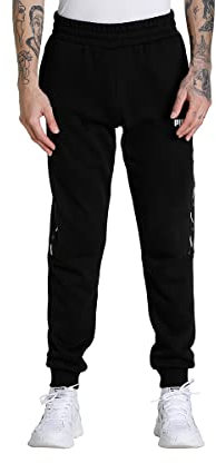 PUMA Herren Ess+ Tape Sweatpants Fl Cl Strickhose, Puma Schwarz, L EU