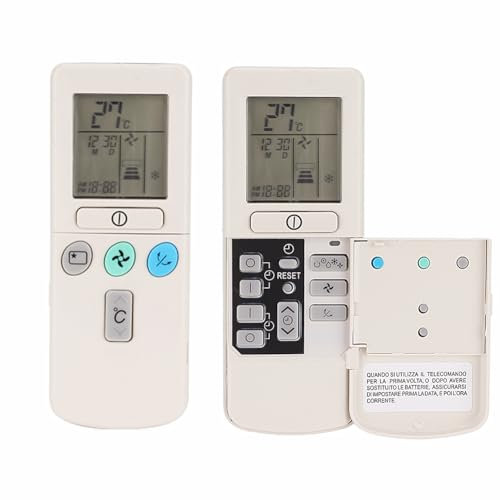 Nicoone Telecomando di ricambio per condizionatore d'aria Hitachi RAR-2A1 RAR-52P1 RAR-2SP1 RAR-3U4 RAR-2P2