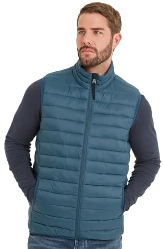 TOG24 Herren Steppweste Outdoor Übergangswesten Leicht Sportwesten Ärmellos Pufferjacke Bodywarmer für Männer Laufen Golf Wandern Reiten