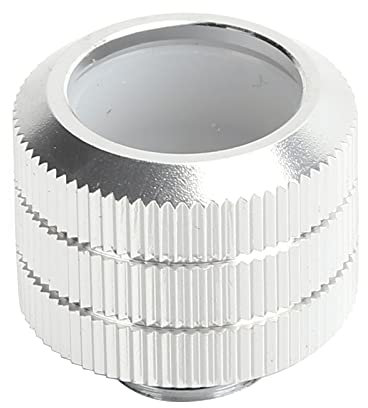 Garsent Gekühlte PC-Armatur, 16 Mm / 4 20 Kg Harte, Schnelle Verdrehsicherungsschraube für das Wasserkühlsystem des Computers (Silber)