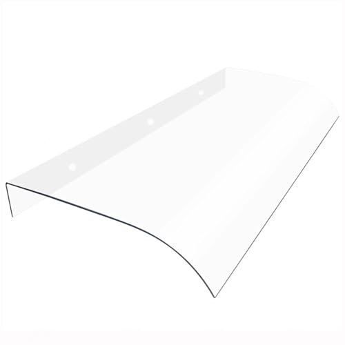 Transparentes Haustürvordach,Vordach Für Haustür Fenster,Uv-schutzdach Für Den Außenbereich,Unsichtbares Polycarbonat Überdachung Haustür,Türvordach,Für Gartenterrassendach,Clear-40x100cm/15.7*39in