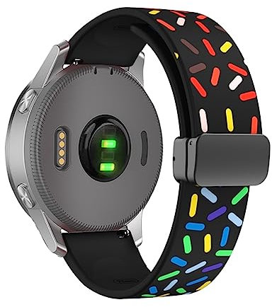Silikon Armbänder Für Garmin Venus - Magnetschnalle Ersatzband Für Damen Herren Weiches Armbanddesign Kompatibel mit Garmin Venus Sportuhrenarmband (9)