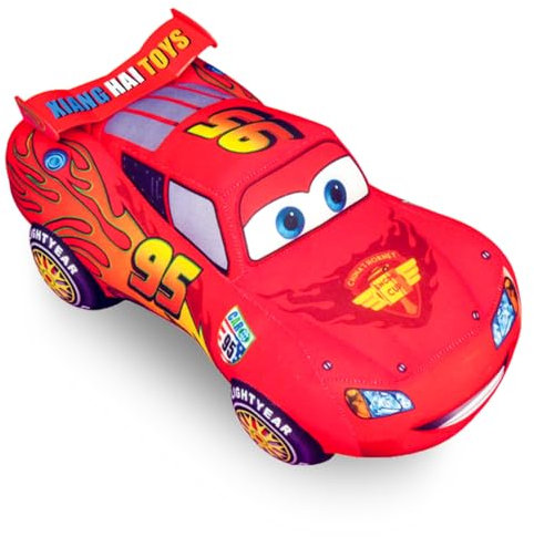 Philoctes Anime Cars Plüschfigur, 25 cm Cars Plüsch Puppe, Auto Plüschtier, Cars Kuscheltier, Cars Plush Toy Plüschtier Geschenk für Kinder