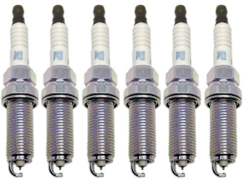 4-6 stücke dilkar7c9h 91215 Iridium Zündkerze 22401-1kc1c / Fit für Nissan Juke Tiida Murano/Fit für Renault Clio 22401-1kc7c Motor-Zündkerze (Color : 6pcs)