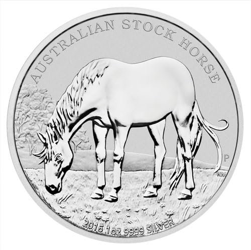 1 unze Silbermünze Australien Stock Horse (4) 2016 mit Zertifikat 1 Oz Silber Silver 999 nur 9.000! Top Zustand in Kapsel Premium Anlagemünze