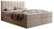 MyBed Allen Boxspringbett Modernes Polsterbett mit Kopfteil und Bettkasten 180x200 7-Zonen Taschenmatratze H4 und Topper Creme Matt Velvet 06 Schlafzimmer