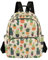 Modischer Rucksack mit Kaktus-Motiv, Vintage-Stil, für Damen, lässiger Tagesrucksack, Geschenk für Reisen, Wandern, mehrfarbig, 38