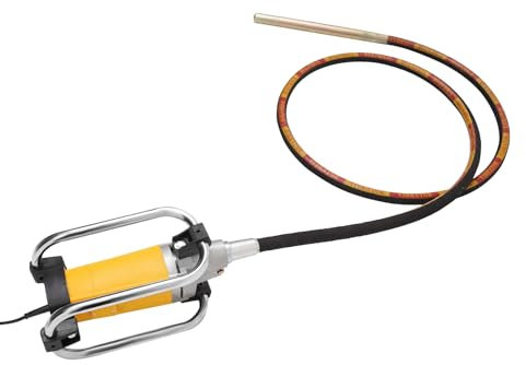 Betonrüttler 2000W Hand Elektrischer Betonrüttler 4300r/min Handrüttler Rüttelflasche Innenrüttler Betonverdichter Innenrüttler Beton Betonrüttelgerät für Betonbauanlässe