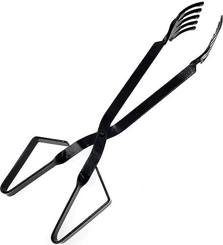 Crab Tongs for Live Crabs Portable Iron Scissor Painted Anti-Rust Crab Tongs Heavy Duty Tongs for Shellfish Lobster BBQ