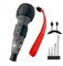 DONUMEH Cordless Electric Screwdriver 3.6V Power Tool Mini Drill Rechargeable Lithium Battery Torque adjustment Automatic And Manual Led Light Home Gadget Maintenance (BLACK)