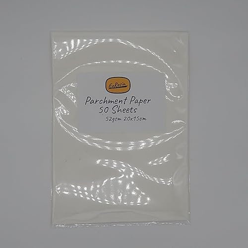 Parchment Paper 52gsm, 50 Sheets, 20x15cm
